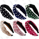 Jaciya 6 Pieces Pearl Knotted Headbands, $18